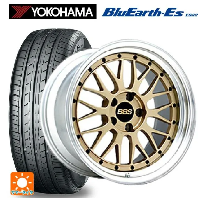 送料無料 サマータイヤホイール 4本セット 215/45R18 93W ヨコハマ ブルーアースEs ES32 BBS LM # 18-8.5J