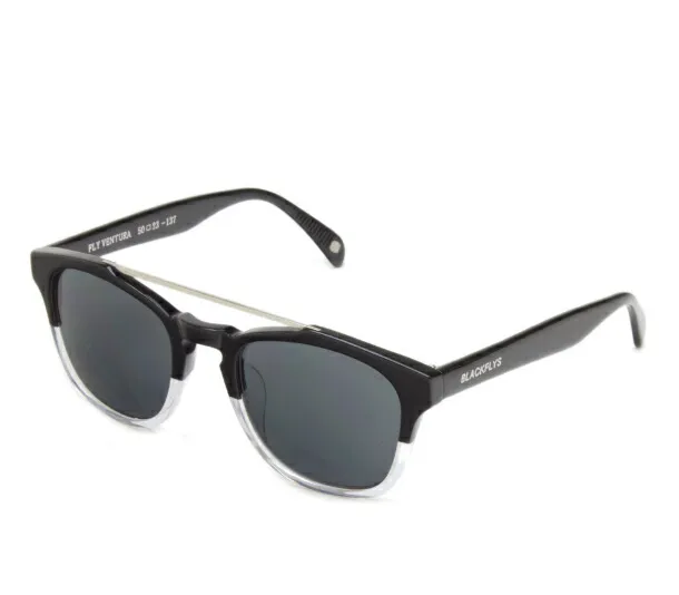 送料無料\"ブラックフライズ(BLACK FLYS)メンズフライベンチュラMENS FLY VENTURA/BlackCrystal-Smokeブラッククリスタル-スモーク\"サーフィンのローカル初心者波情報サングラスアイウェアのレイバンオークリー度付きウェアアパレルはtシャツキャップ
