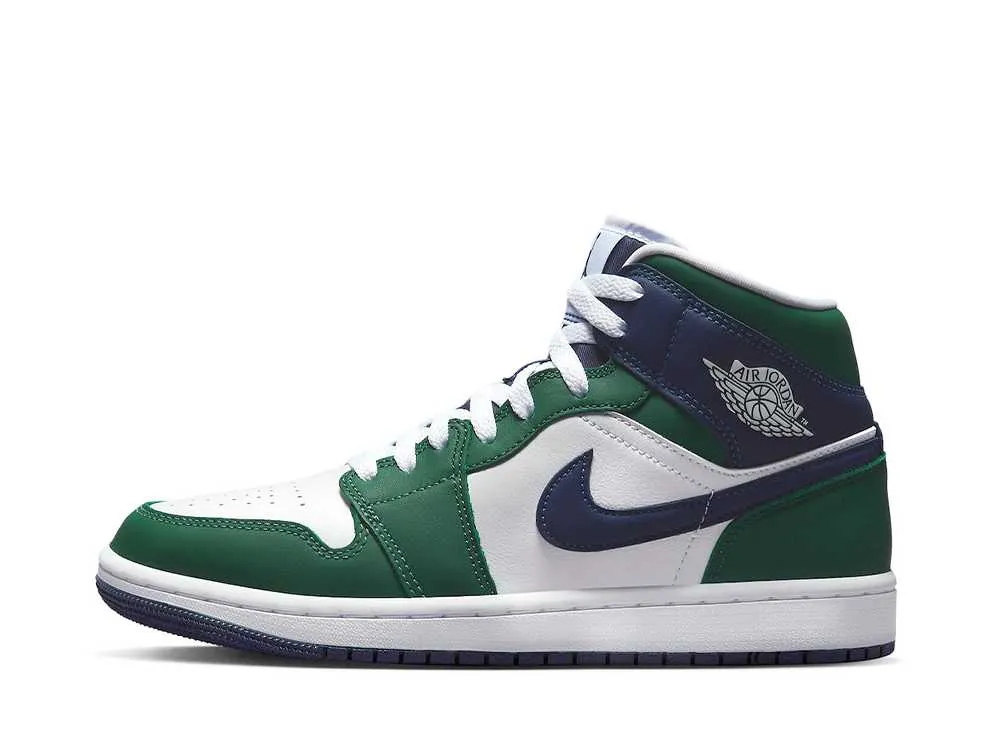 【今だけ500円割引クーポンあり!!】Nike ナイキ ウィメンズ エアジョーダン1 ミッド ネイビー/グリーン ナイキ DZ5326-300 ウィメンズ レディース スニーカー ランニングシューズ 21SN-DZ5326-300