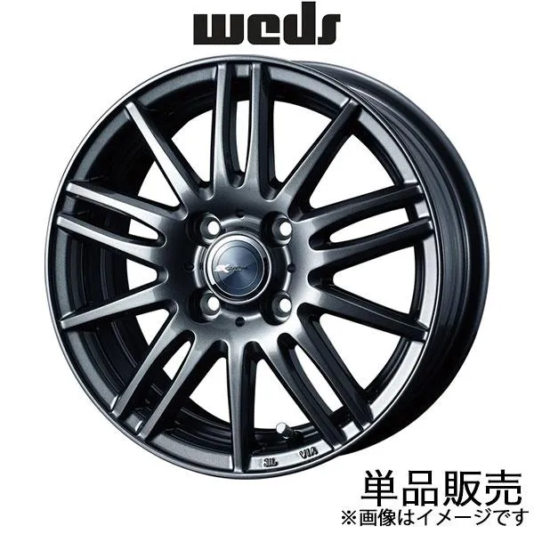 ザミックティート タウンボックス DS64W 15インチ アルミホイール 1本 ディープメタル 0037585 WEDS STYLISH WHEELS ZAMIK TITO