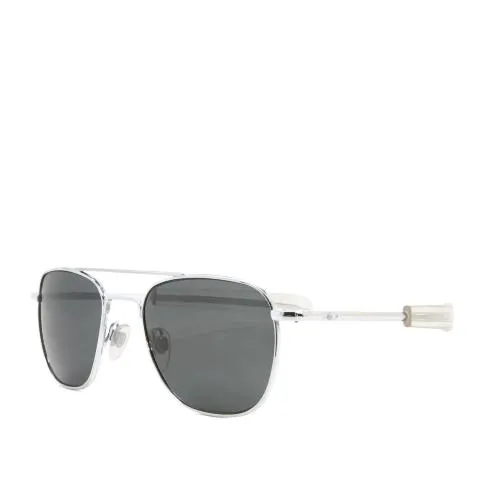 アメリカン オプティカル サングラス オリジナル パイロット 2GYN 52 ユニセックス グレー UV 3 52mm レンズ幅 %100 本物
