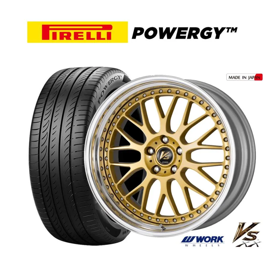 サマータイヤ ホイール4本セット ワーク VS XX ピレリ POWERGY (パワジー) 245/35R20