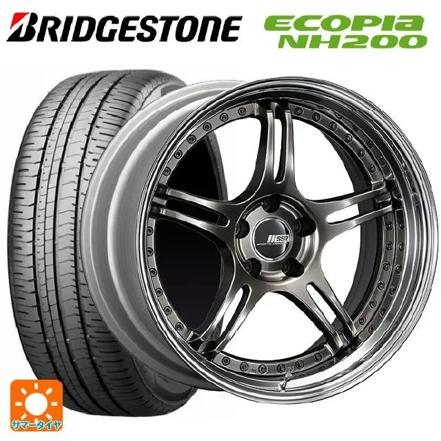 送料無料 サマータイヤホイール 4本セット 225/45R18 95W XL ブリヂストン エコピア NH200 正規品 タナベ SSR プロフェッサ