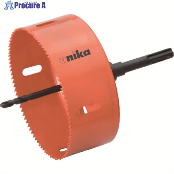 UNIKA ハイスホールソー ダウンライト用 100mm SDSシャンク HSDL-100SD 1本 ▼195-1640