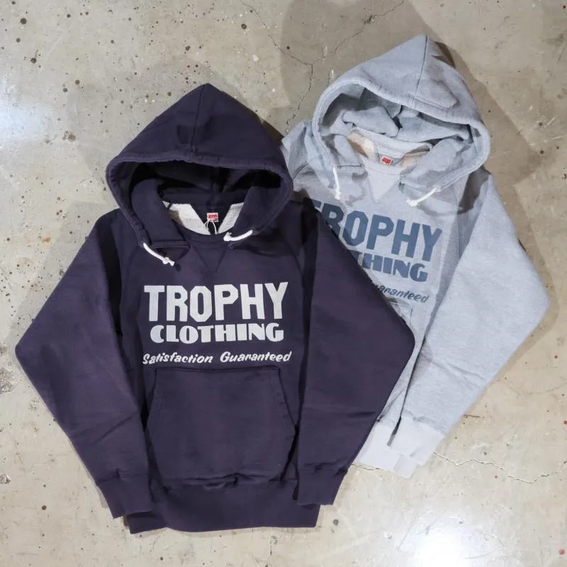 TROPHY CLOTHING トロフィークロージング【TR24AW-209】【Block Logo Hoodie Sweatshirt】ブロックロゴフーディスウェットシャツ パーカー 日本製