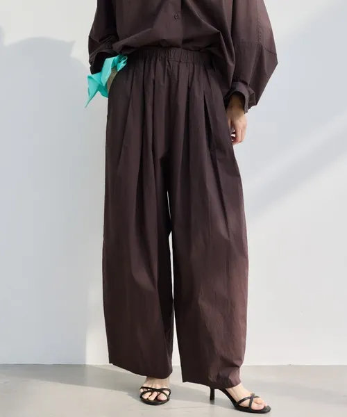 ワイドパンツ パンツ BARNYARDSTORM / タタックイージーパンツ「セットアップ対応」「WEB限定サイズL」 レディース