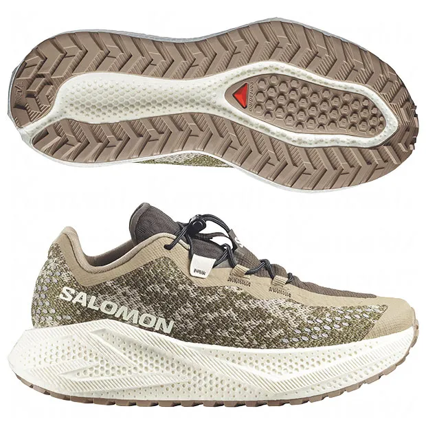 レディース エアログライド 4 グラベル AERO GLIDE 4 GRVL サファリ×バニラアイス 【SALOMON|サロモン】ランニングシューズl49175300