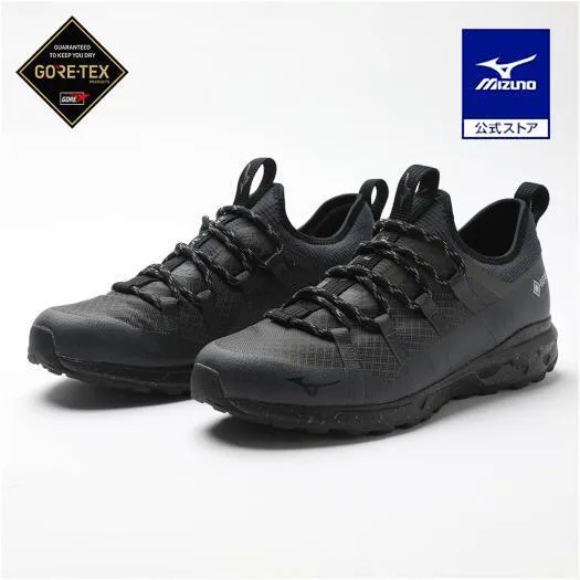 ミズノ公式 WAVE EVOKE GTX ゴアテックス/防水 ユニセックス ダークグレー 梅雨 雨対策 レイングッズ アウトドア キャンプ 幅広 クリアランス
