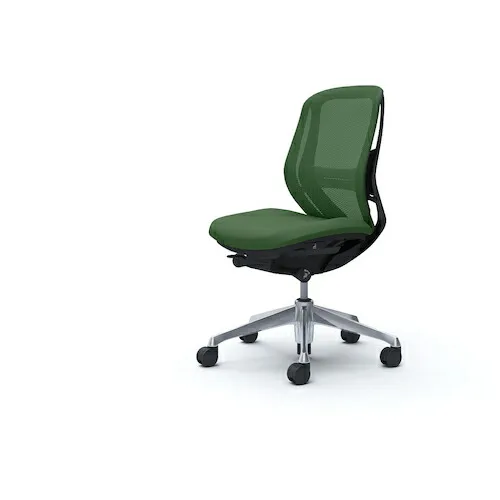 オカムラ ＯＫＡＭＵＲＡ シルフィー 肘なし 背メッシュ ロー ブラックボディ ハンガー無 ランバー有 アルミ脚 【品番：C631BS-FMR5】