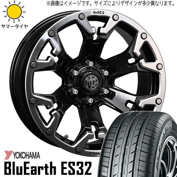 アルファード 215/65R16 ホイールセット | ヨコハマ ブルーアース ES32 \u0026 マーテル GOLEM 16インチ 5穴114.3