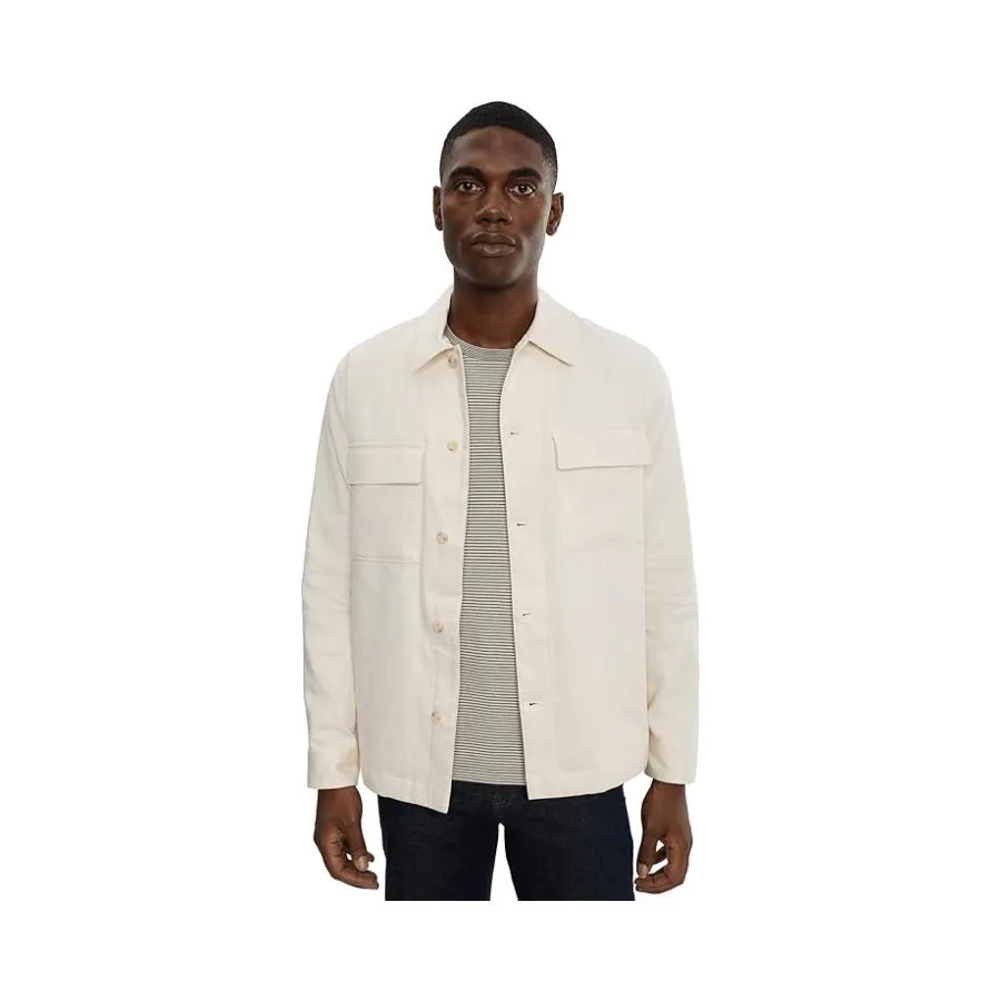 ヴィンス Vince ストレッチ Linen Chore Coat メンズ コート アウター Bone