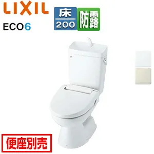 LIXIL ●組み合わせトイレ 一般洋風便器 床:排水芯200mm 手洗い有り ECO6 組み合わせ便器 防露あり 標準サイズ 一般地 BC-110STU+DT-5800BL