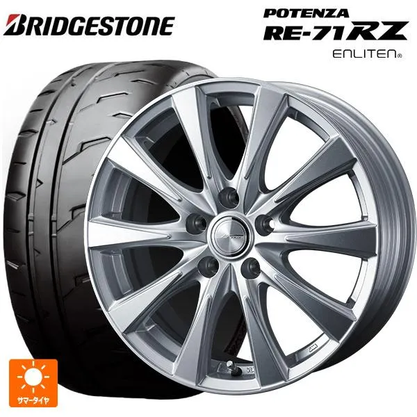 送料無料 サマータイヤホイール 4本セット 245/35R18 92W XL ブリヂストン ポテンザ RE-71RZ 正規品 ウェッズ ジョーカー ス
