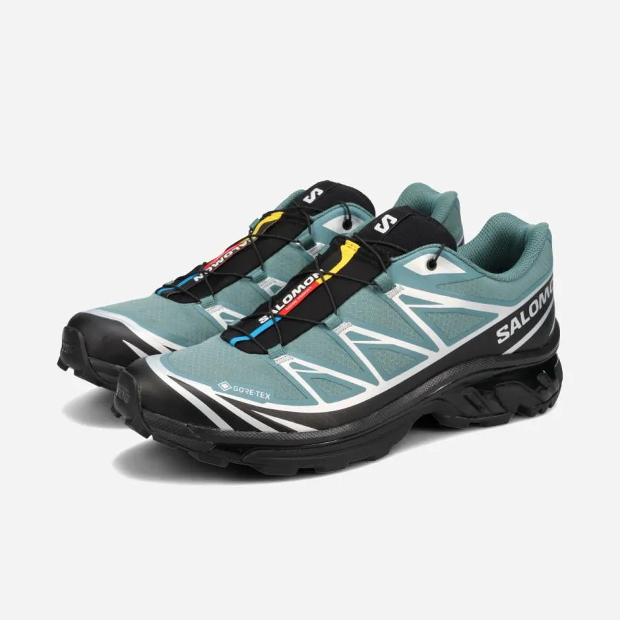 【10%OFF】 SALOMON XT-6 GTX サロモン エックスティー 6 ゴアテックス メンズ レディース NORTH ATLANTIC/BLACK/FOOTWEAR SILVER ブルー L47861500