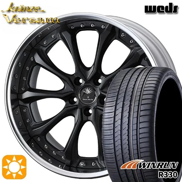 サマータイヤ ホイール4本セット 235/35R19インチ 5H114.3 ウェッズ クレンツェ ヴェルサム MB ウィンラン R330