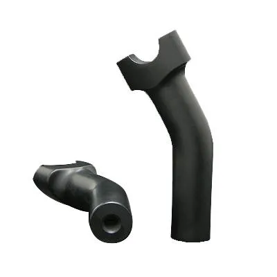 WILD 1 011671 5.5inファットプルバックライザー ブラック WO527B バイク ハンドルホルダー・ライザー・ポスト