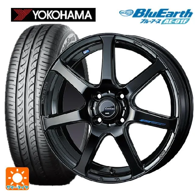 トヨタ ヤリス(10系)用 185/55R16 83V ヨコハマ ブルーアース AE01F レオニス ナヴィア07