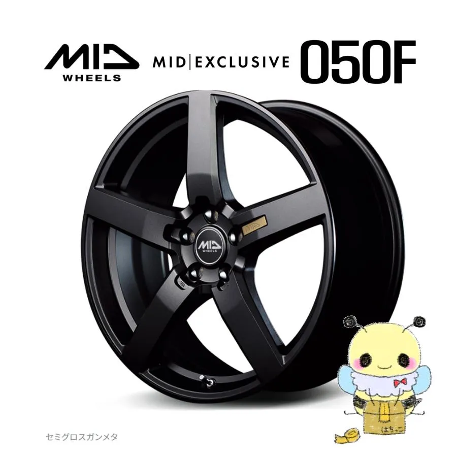 【MID/マルカ】RMP 050F●18インチ 18x8.0J 5/114.3 INSET:42 ●セミグロスガンメタ●１本 アールエムピー