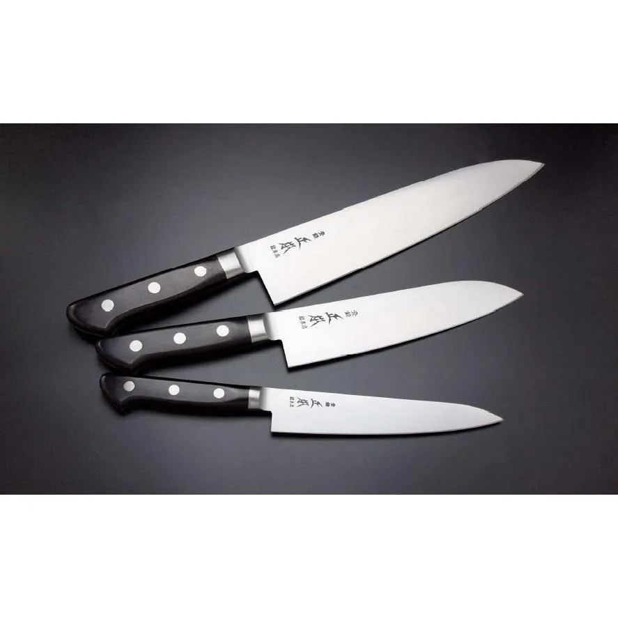 正本総本店 洋庖刀 AT5024 牛刀 240mm モリブデン鋼・パッカ−柄 ツバ付 サビにくい