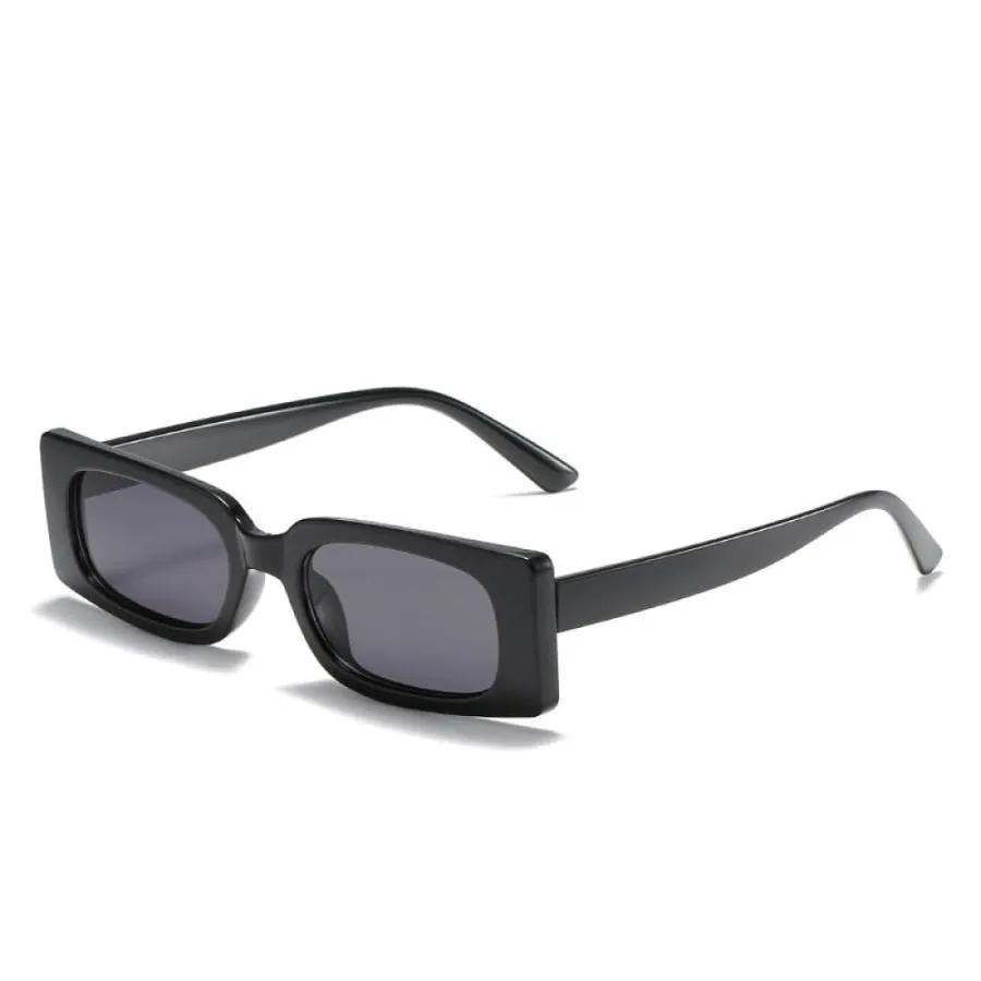 【並行輸入品】[WANGOLK] ファッションスクエアサングラス女性デザイナー高級男性女性長方形サングラスクラシックヴィンテージ UV400 屋