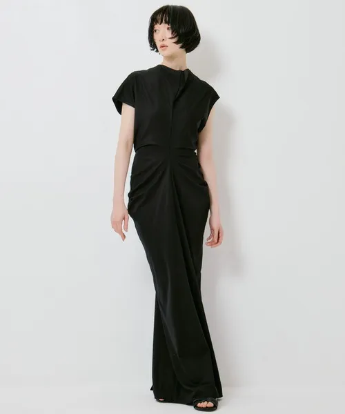 ドレス 「IHNN/イン」WHIFFLING DRESS/ウィフリングドレス