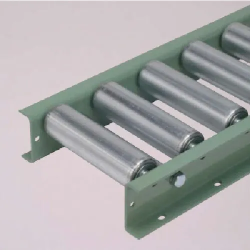 【送料別途】【直送品】タイヨー φ57.2(2.3)スチールローラコンベヤ ピッチ100mm 幅500mm E5723-500-100-1000