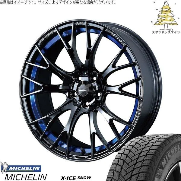 WRX GRB GRF GVB GVF STI VAB S4 VAG 245/40R18 スタッドレス | エックスアイス スノー \u0026 ウェッズスポーツ SA20R 18インチ 5穴114.3