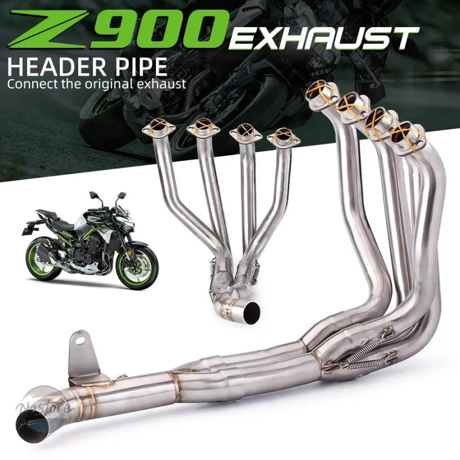 並行輸入品 バイク フロント 部品 カスタムパーツ アクセサリー カワサキ z900 ニンジャ 900 2017 - 2022 フルシステム 排気エスケープ