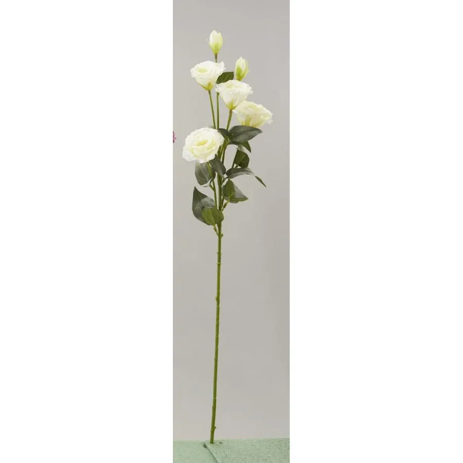 造花 ビダヤコム リシアンサス ホワイト F4117-001W 12本 造花 花材「た行」 トルコキキョウ
