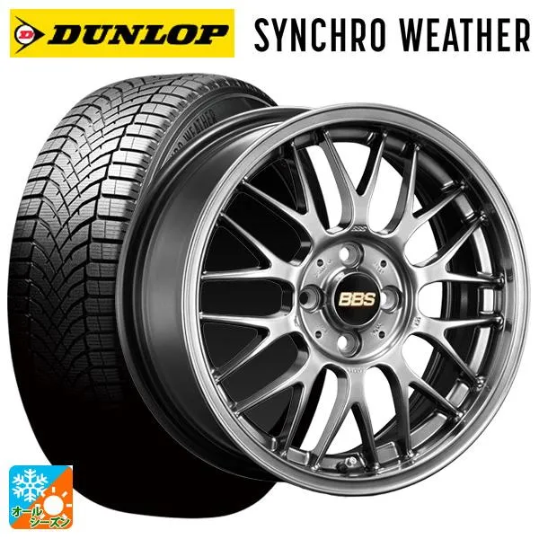 送料無料 オールシーズンタイヤホイールセット 215/70R16 100H ダンロップ シンクロウェザー # BBS RG-F 16-6.5J