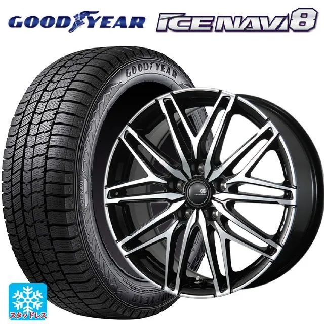 送料無料 スタッドレスタイヤホイールセット 215/60R17 96Q グッドイヤー アイスナビ8 # トピー セレブロ ダブリューエー45 17-7