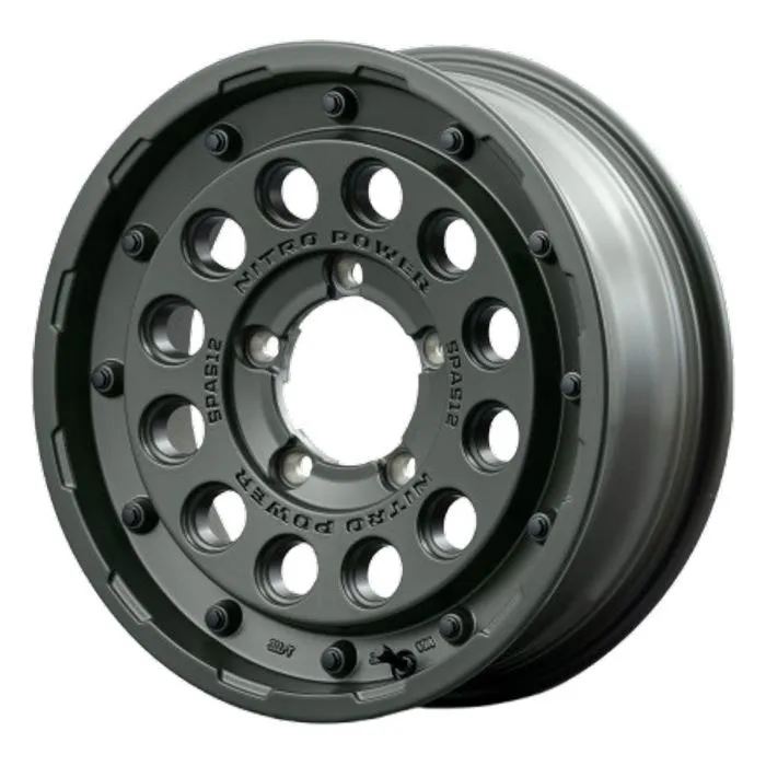 YOKOHAMA iceGUARD iG91 185/85R16 111/109L NITRO POWER H12 SHOTGUN TE セミグロスODグリーン 16インチ 5.5J+20 5H-139.7 スタッドレス 4本セット