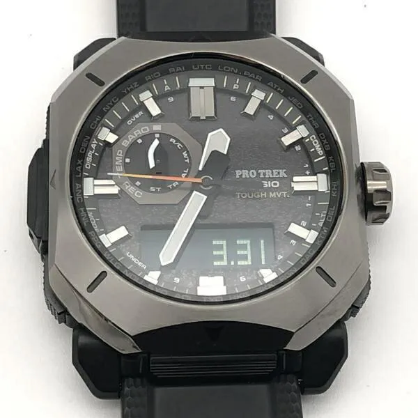 【中古】CASIO PRO TREK PRW-6900Y 腕時計 ブラック カシオ プロトレック[10]