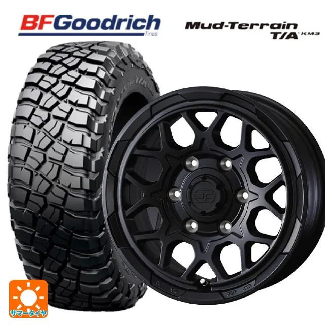 送料無料 サマータイヤホイール 4本セット 265/70R17 121/118Q BFグッドリッチ マッドテレーン TA KM3 ブラックレター 正規