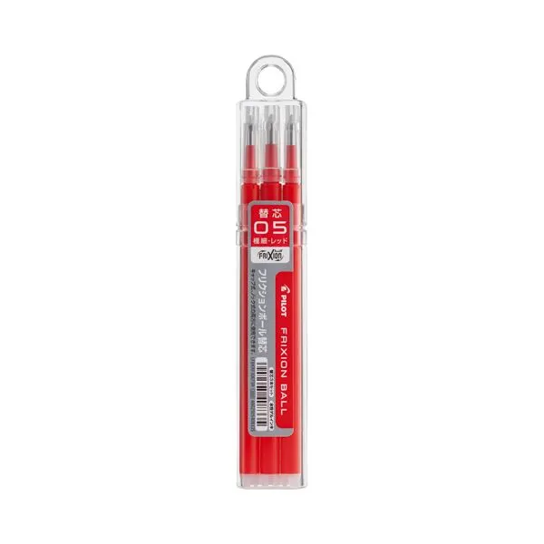 PILOT パイロット  ゲルインキボールペンフリクションボール替芯 0.5mm レッド キャップ式ノック式両用 LFBKRF30EF3R 1パック（3本） 【×30セット】  【 セット販売 まとめ買い 割引 オフィス 文房具 文具 業務用 オフィス用品 】