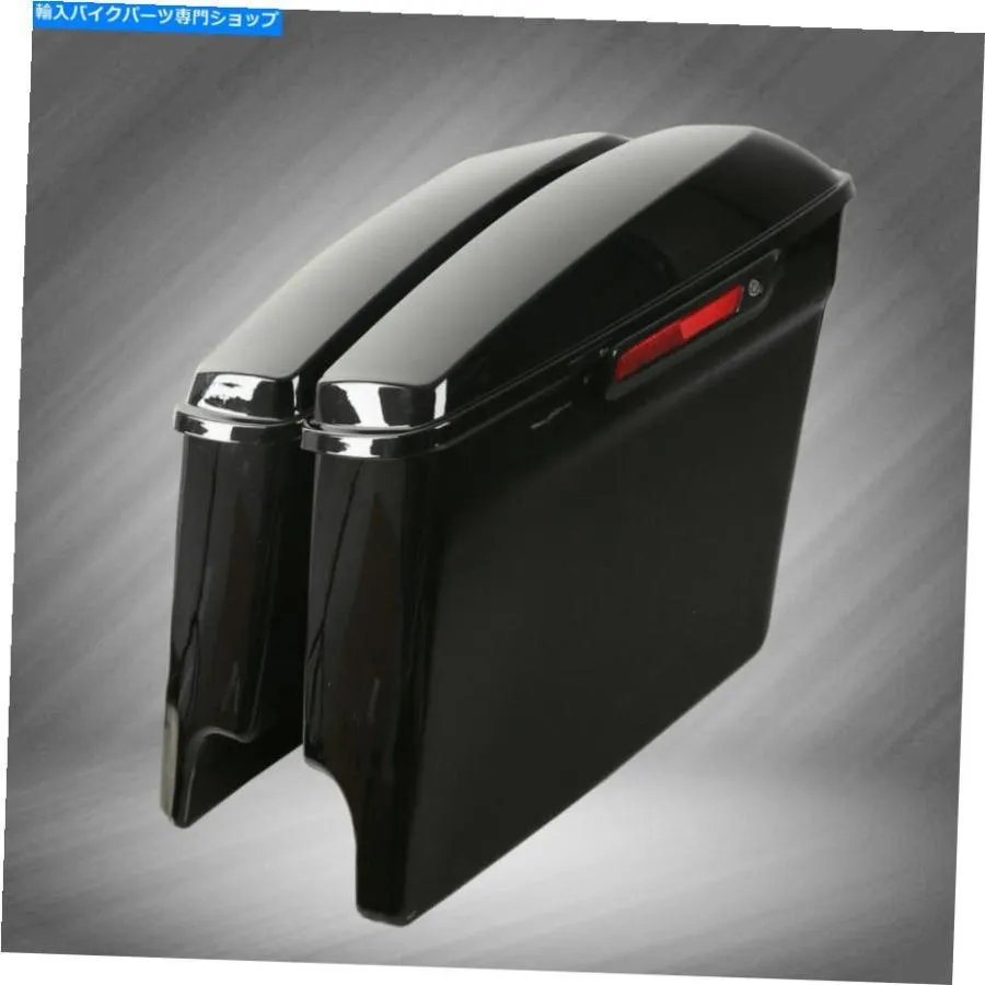 サイドバック 5 \"ハーレーツーリング2014-20のためのサドルバッグサドルバッグを伸ばした 5\" Stretched Extended Hard Saddle bags Saddlebags For Ha
