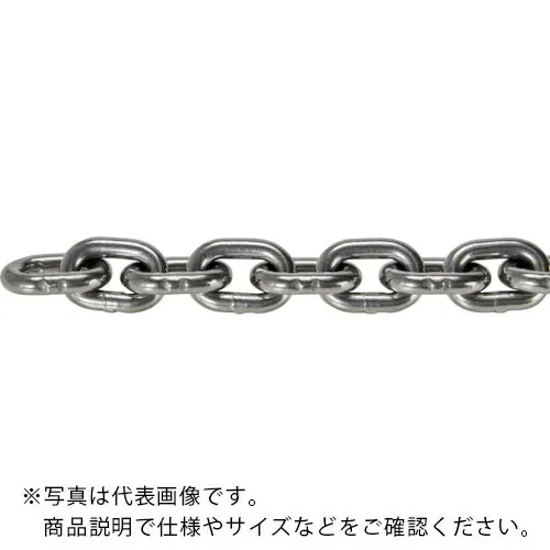 TRUSCO ( トラスコ中山 ) JIS F2106第一種規格相当 ショートリンクチェーン スチール 磨き 線径22mm×長さ16.1M~17.0M ( TIC-22-SH-M-17C ) トラスコ中山(株) 【メーカー取寄】