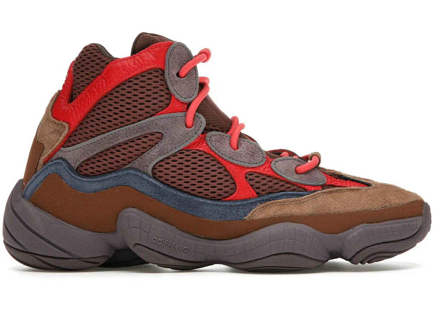 アディダス ハイ 藍色 インディゴ 赤 レッド スニーカー メンズ ADIDAS YEEZY 500 HIGH SUMAC / SUMAC INDIGO RED
