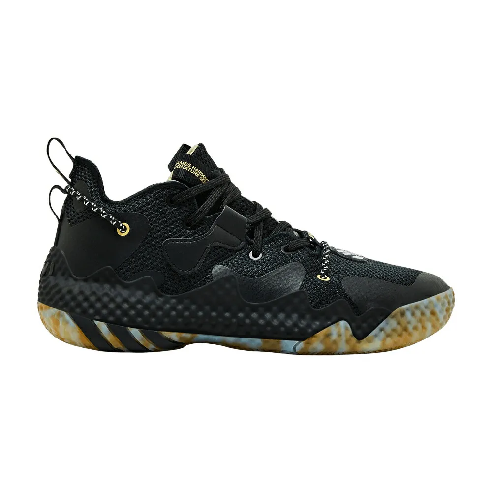 アディダス ハーデン コア 黒色 ブラック 青色 ブルー VOL. BLACK MARBLED スニーカー メンズ ADIDAS HARDEN 6 J / CORE BLACK CORE BLACK BLISS BLUE