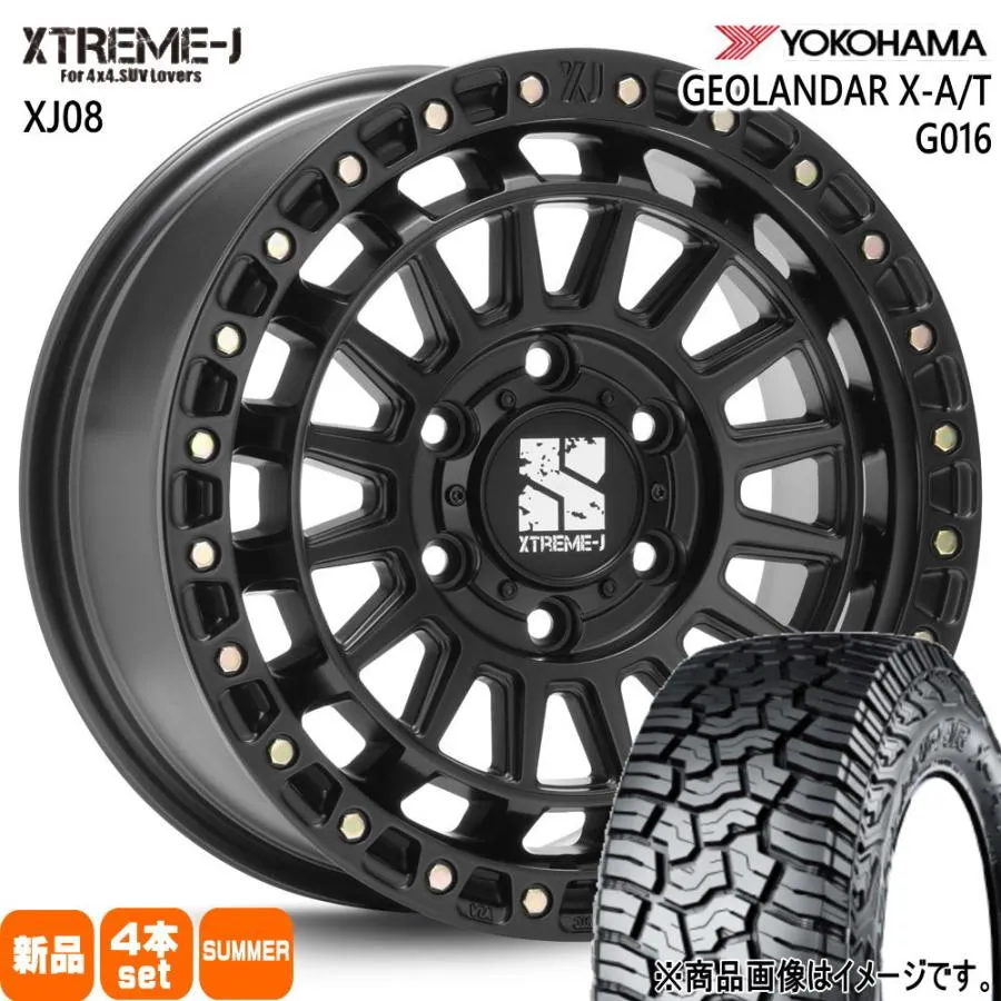 ランクル250 / ランクル300 ヨコハマ 265/65R18 122/119Q LT GEOLANDAR X-AT G016 夏用 サマータイヤ XTREME-J XJ08 18インチ