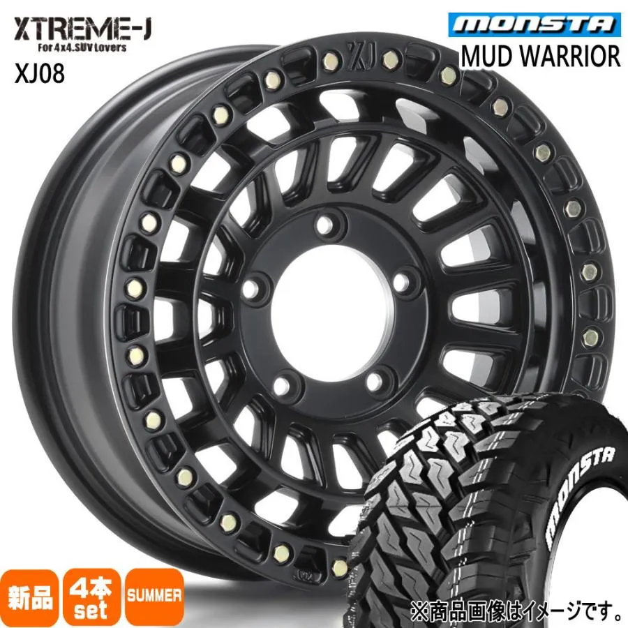 JB74 ジムニーシエラ 専用  モンスタ 235/70R16 104/101Q MUD WARRIOR 夏用 サマータイヤ XTREME-J XJ08 16インチ