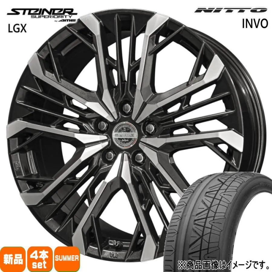 30系 ヴェルファイア LEXUS LBX ニットー 245/40R20 99W XL INVO 夏用 サマータイヤ STEINER LGX