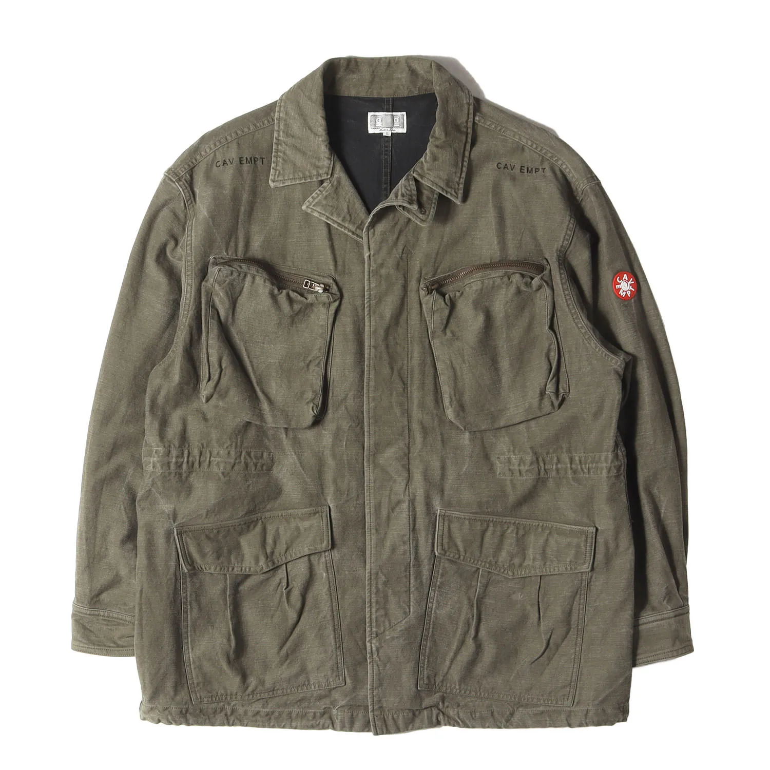 C.E シーイー ジャケット サイズ:L / バックサテン BDU ミリタリージャケット (CHMR BDU) / カーキ / アウター ブルゾン コート 上着【メンズ】【中古】【K4803】