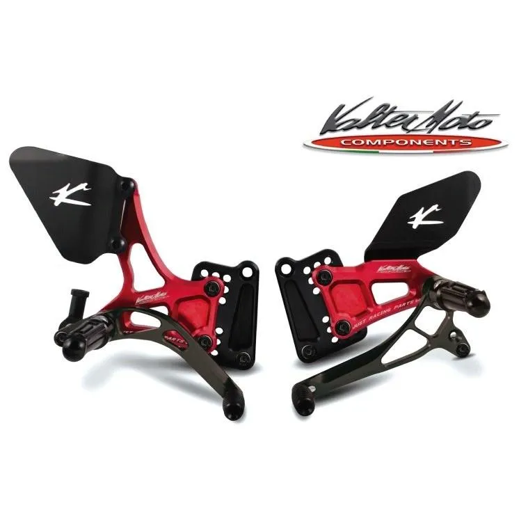 Valter Moto Components バルターモトコンポーネンツ バックステップ ストリート カラー：レッド MT-09 YAMAHA ヤマハ ステップ 足回り