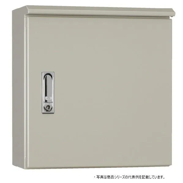 日東工業 ORZ形屋外用キャビネット（水切構造、防塵・防水パッキン付）鉄製基板付 ライトベージュ塗装(5Y7/1) 1200×900×250mm ORZ25-129-2 1点