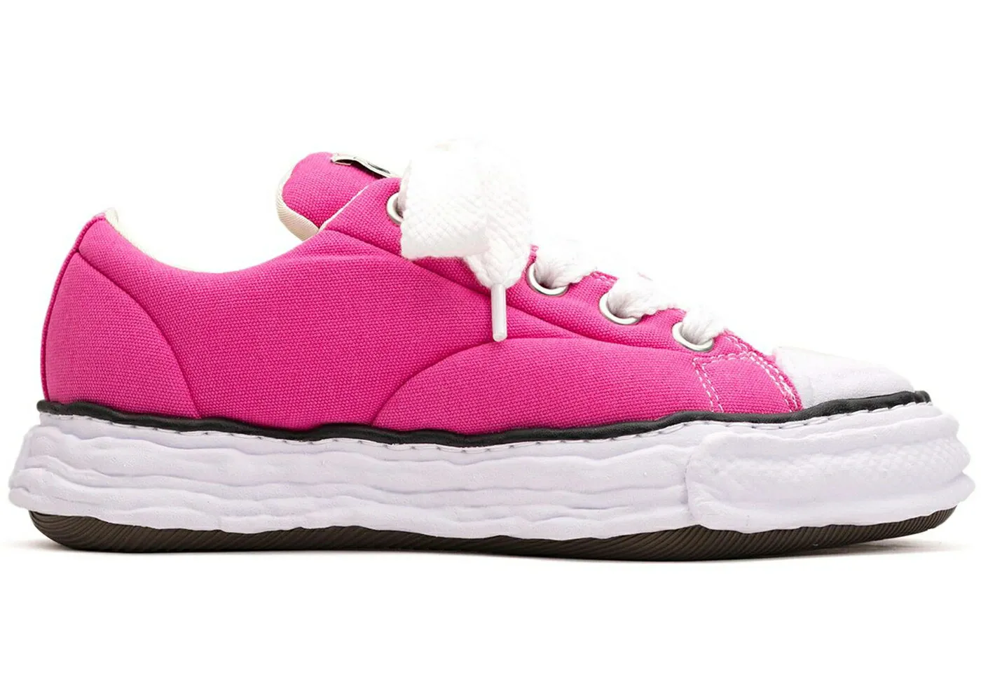 メゾン ミハラヤスヒロ パッド ピンク スニーカー メンズ MAISON MIHARA YASUHIRO MAISON MIHARA YASUHIRO PETERSON 23 OG SOLE PADDED CANVAS LOW PINK /