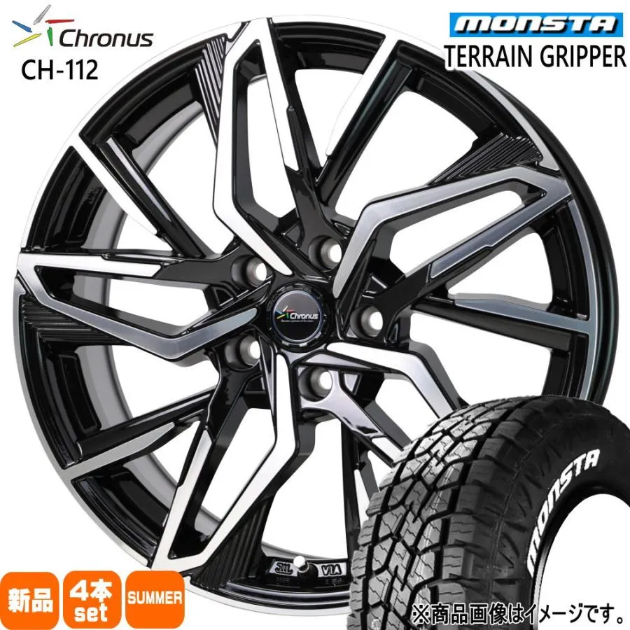 215/70R16 107/105Q LT モンスタ TERRAIN GRIPPER 夏用 サマータイヤ Chronus CH-112 T30 T31エクストレイル アウトランダー デリカD5 16インチ
