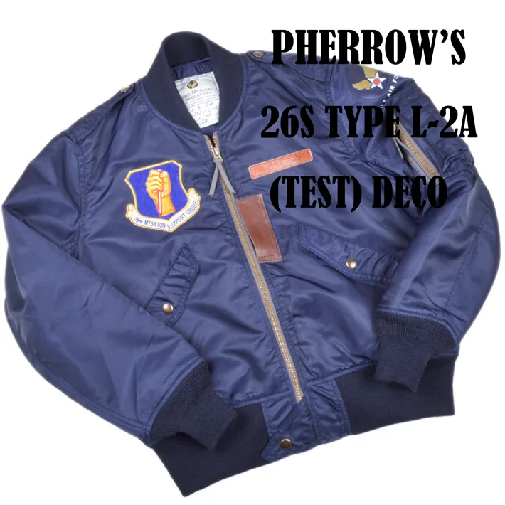フェローズ（Pherrow's）フライトジャケット 26S-L-2A(TEST)DECO