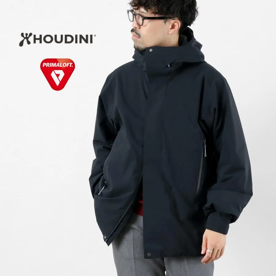 HOUDINI （フーディニ） メンズ ライド インサレーテッドジャケット / メンズ シェルジャケット レインコート 防水 防風 透湿