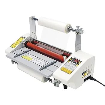 【中古】【未使用】JTVTW A2ラミネート機 ラミネーター ホットコールドロールラミネーター 片面および両面熱 4本ローラー速度調整可能 0.3~3M/S 業務用 家庭用 110V